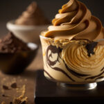 chocolate swirl peanut butter mousse